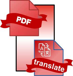 PDF保持格式翻译